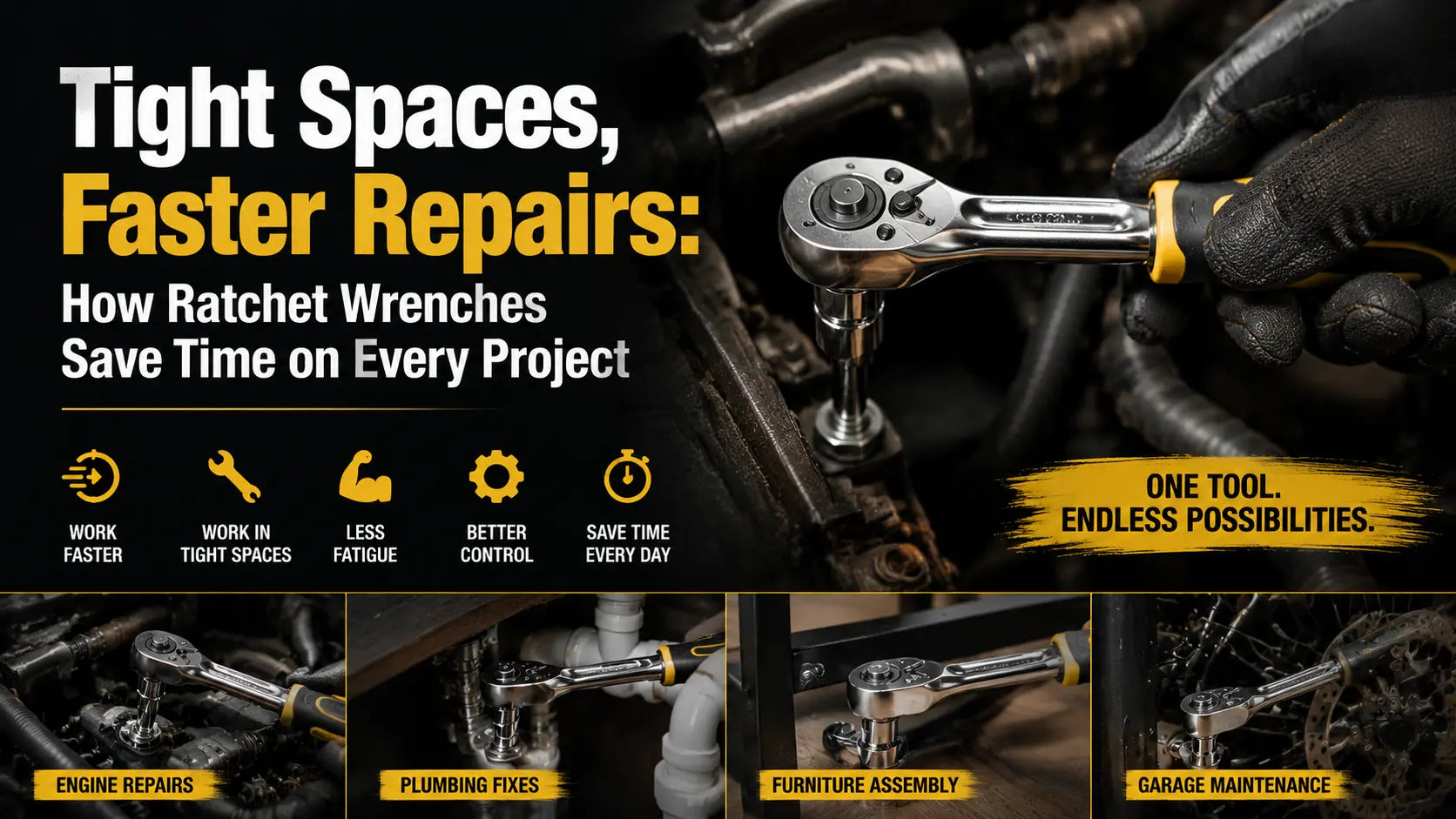 Using a Ratchet Wrench in Tight Spaces: What Actually Works